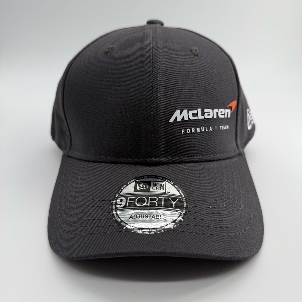 New Era McLaren F1 Team 9FORTY Snapback Hat Charcoal